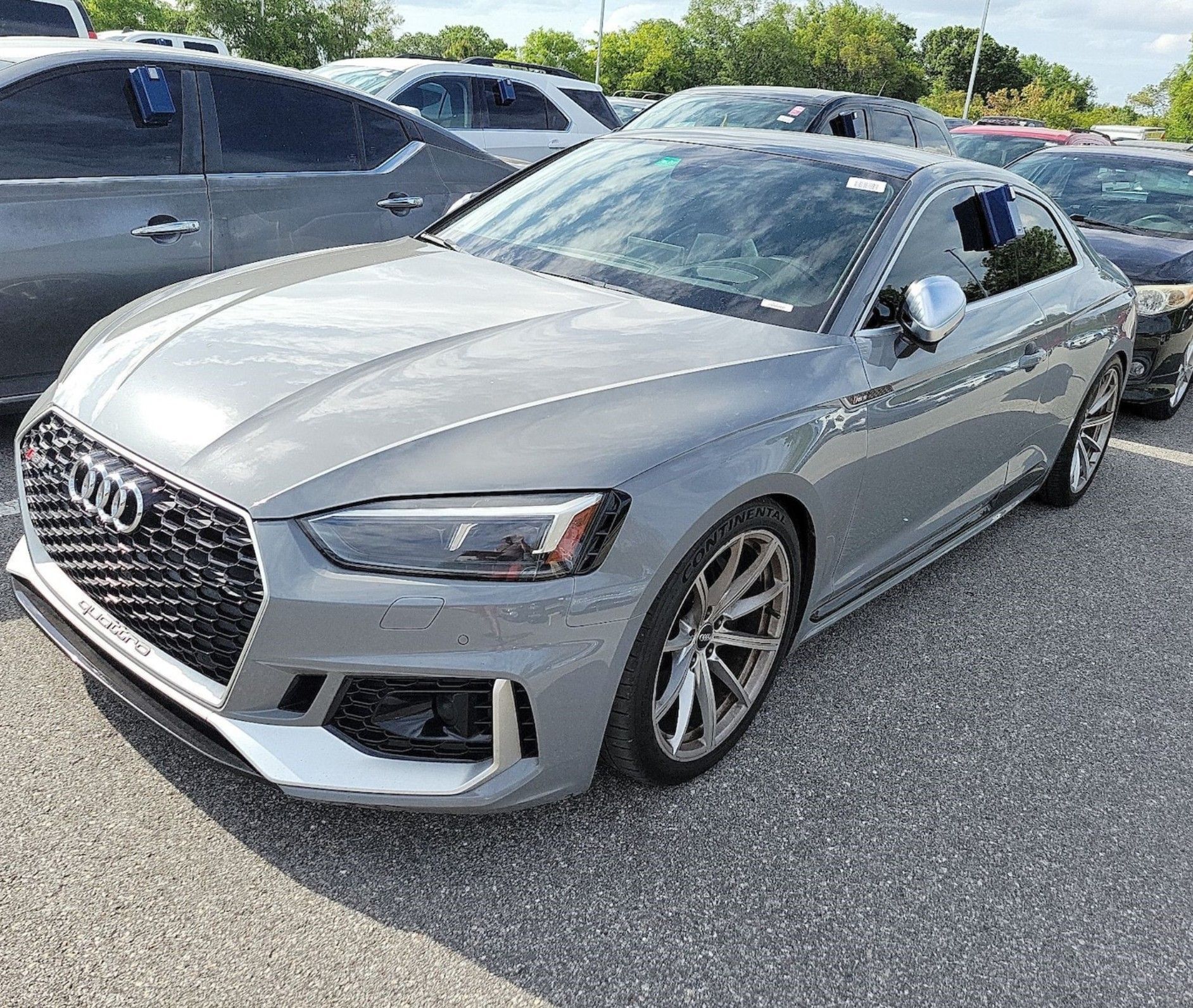 Gray 2018 Audi RS 5 2.9 TFSI quattro AWD Coupe All-Wheel Drive Automatic