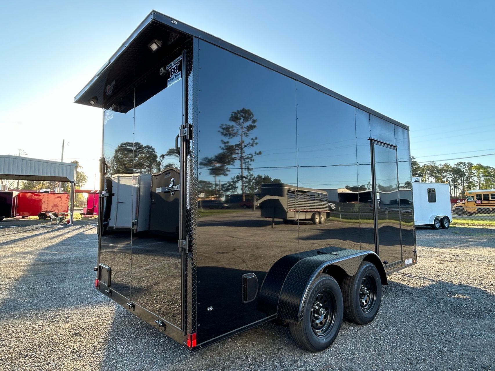2026 7 X 14 Xtreme Blackout with Rear Spoiler