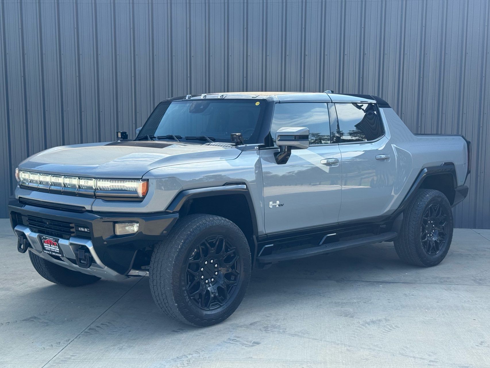 Gray 2025 GMC Hummer EV Pickup Pickup Truck All-Wheel Drive Automatic