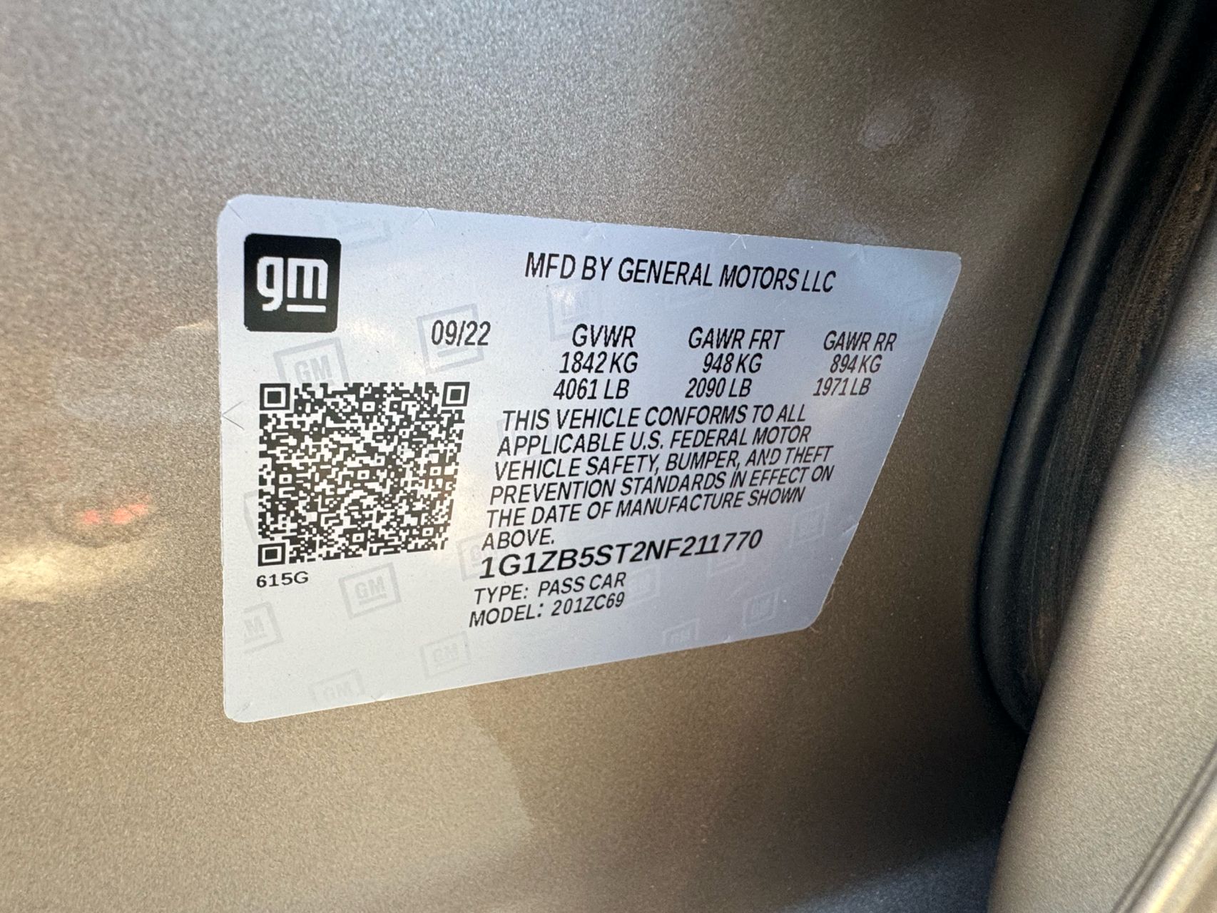 2022 Chevrolet Malibu LS photo 24
