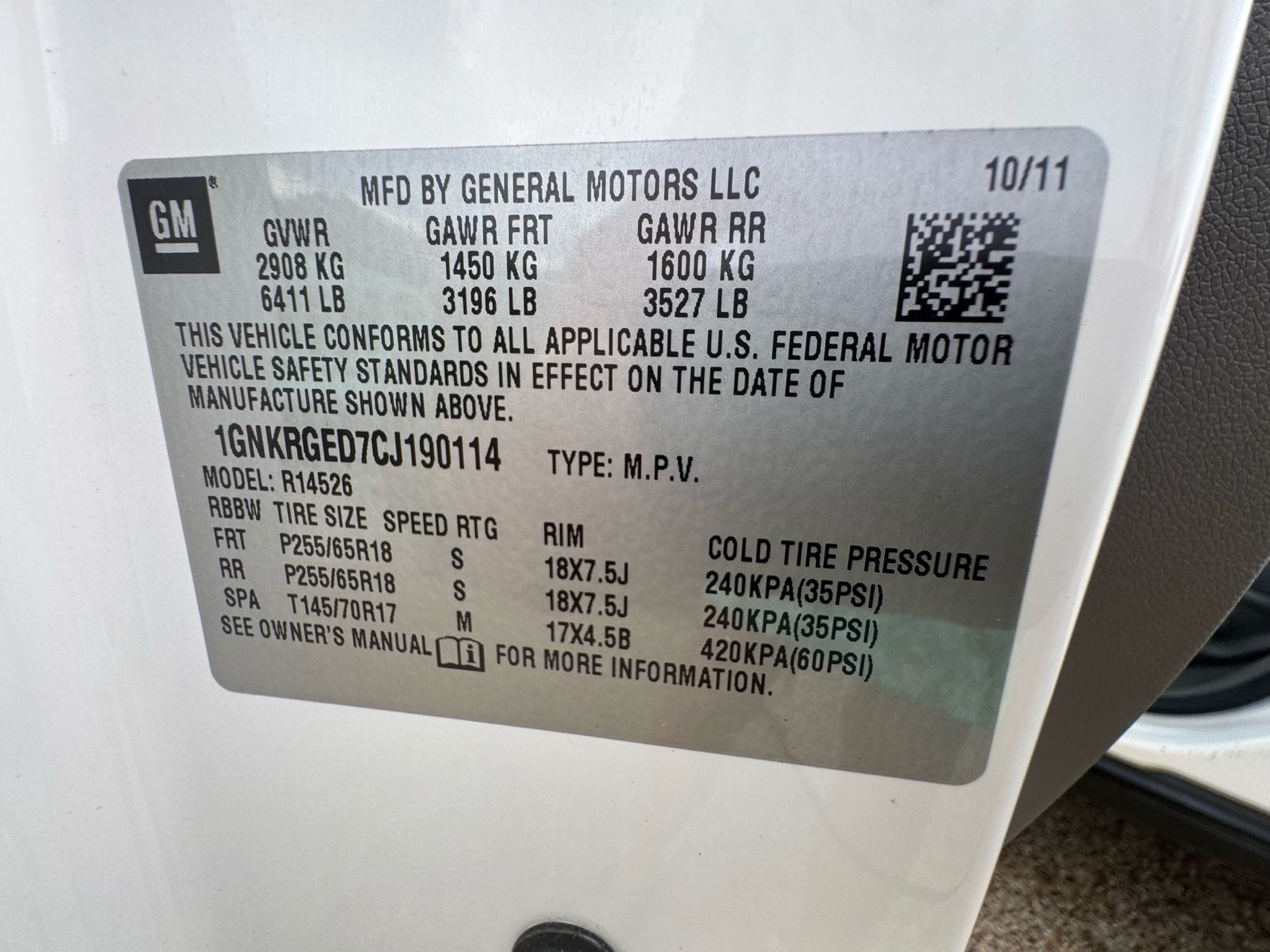 2012 Chevrolet Traverse 1LT photo 36