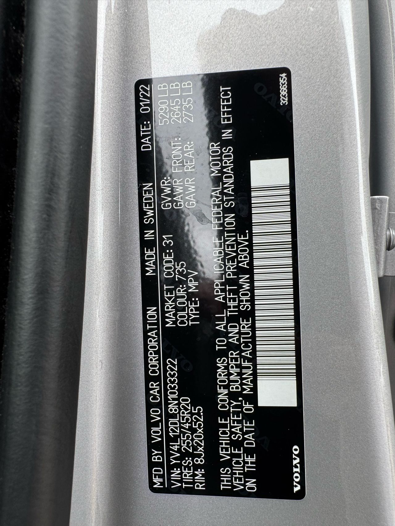 2022 Volvo XC60 B5 Inscription photo 36