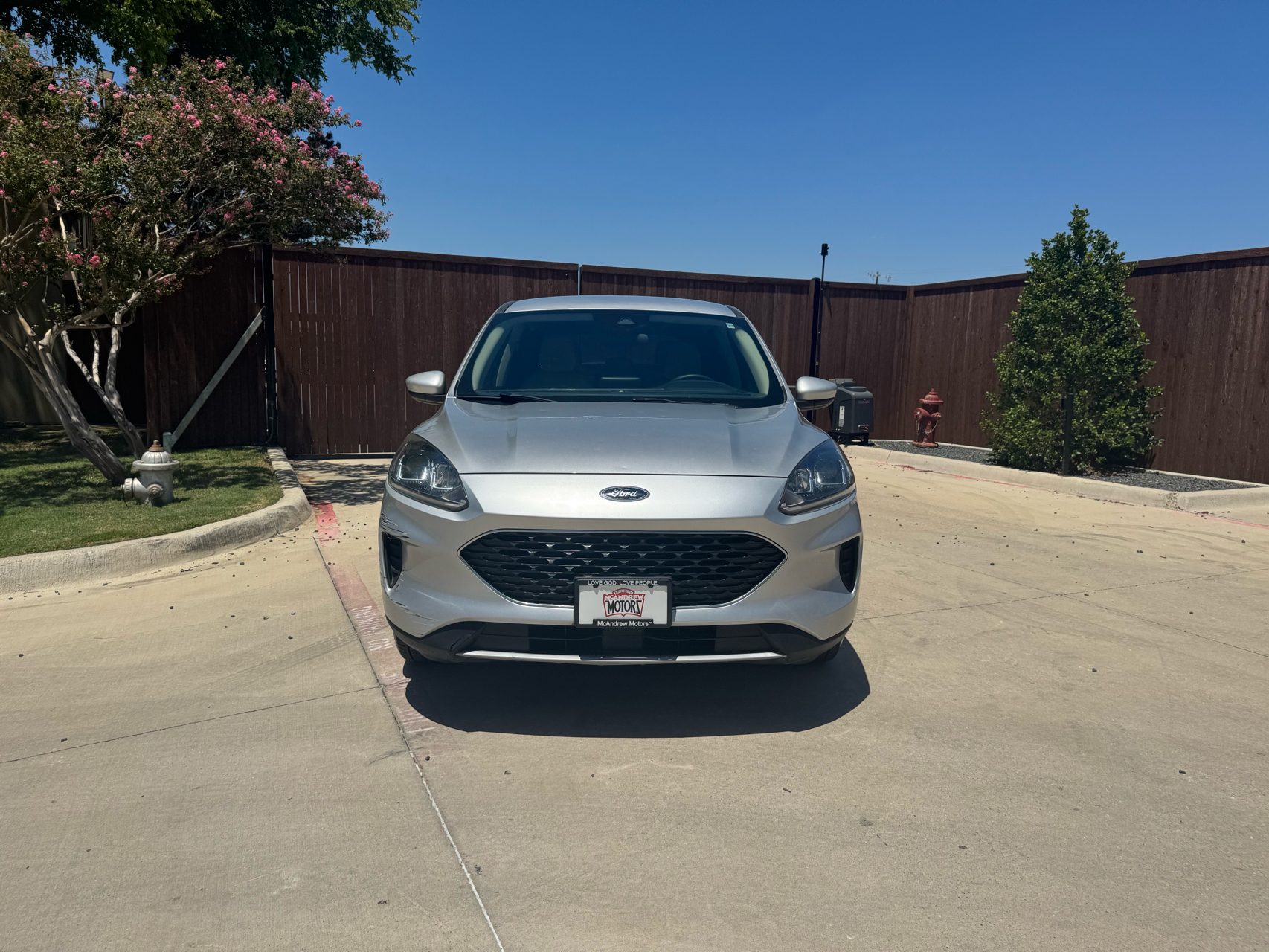Silver 2020 Ford Escape SUV / Crossover Front-Wheel Drive 8-Speed Automatic
