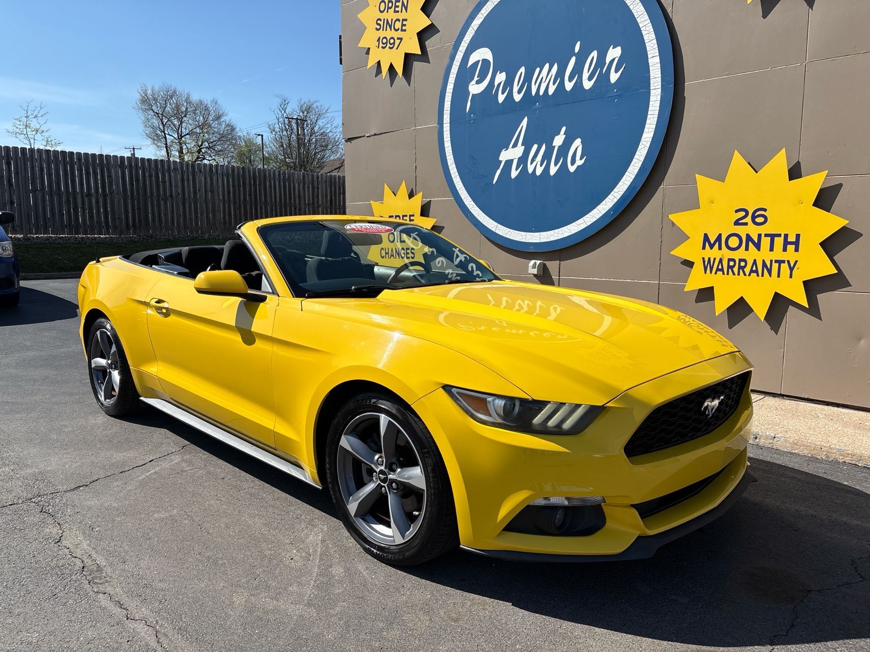 2015 Ford Mustang V6 Convertible's photo