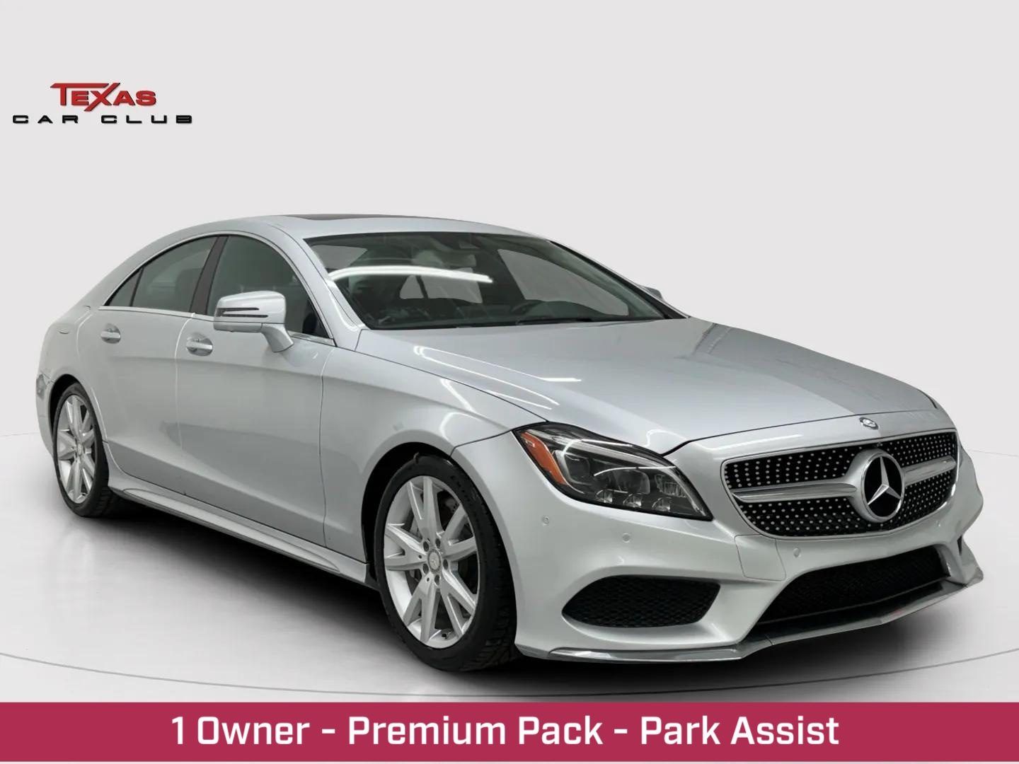 Silver 2015 Mercedes-Benz CLS Sedan Rear-Wheel Drive 9-Speed Automatic