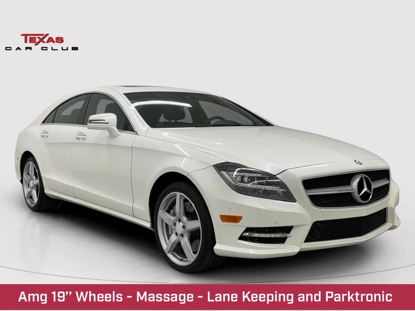 White 2014 Mercedes-Benz CLS Sedan Rear-Wheel Drive 7-Speed Automatic