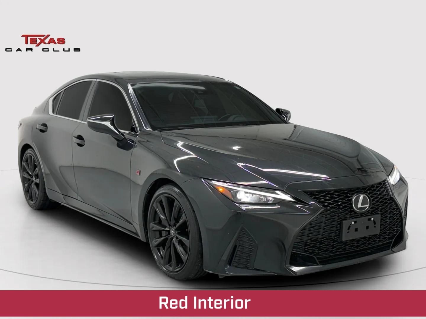 Black 2021 Lexus IS 350 F Sport RWD Sedan Rear-Wheel Drive 8-Speed Automatic