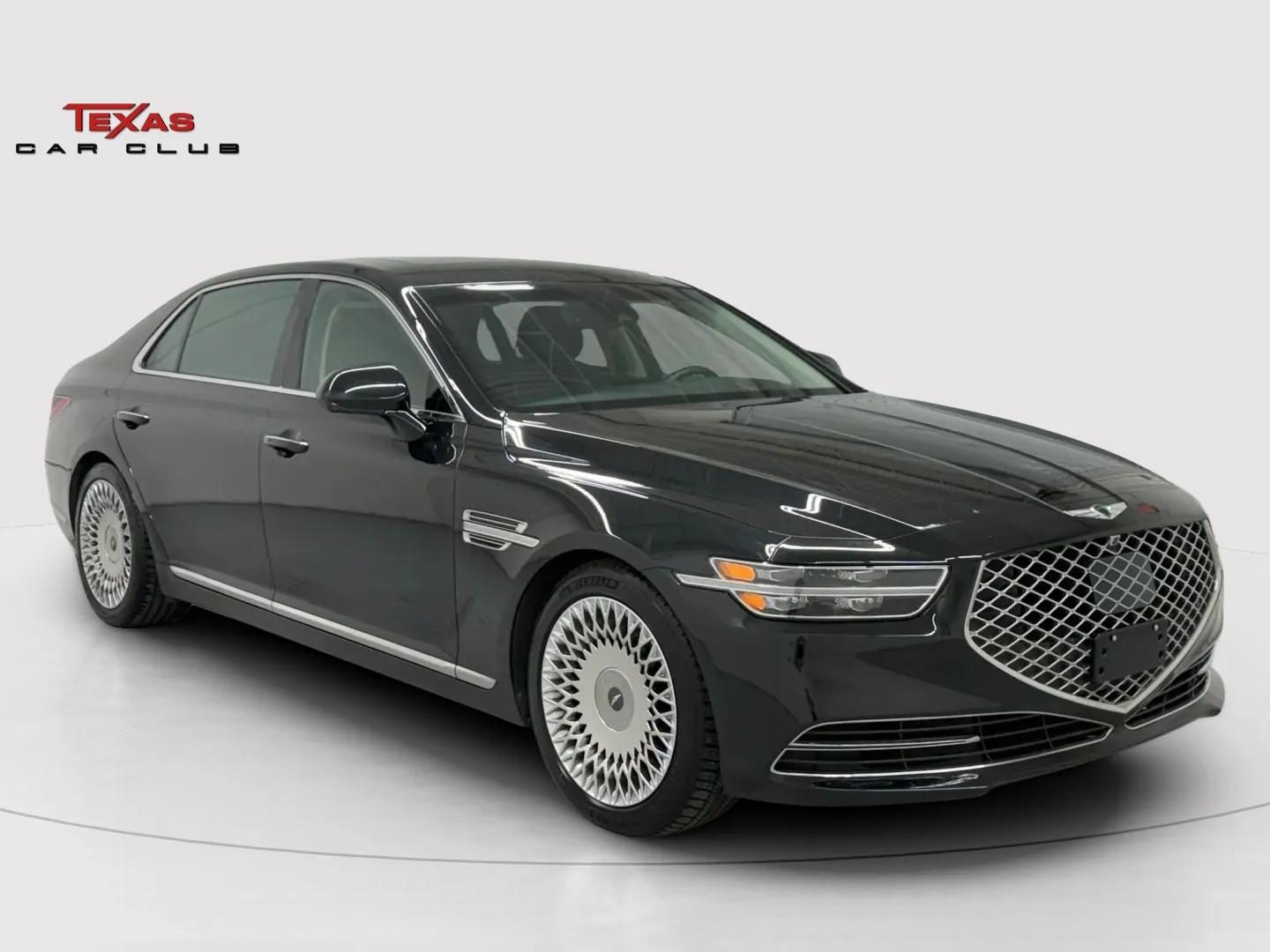 Black 2020 Genesis G90 Sedan All-Wheel Drive 8-Speed Automatic