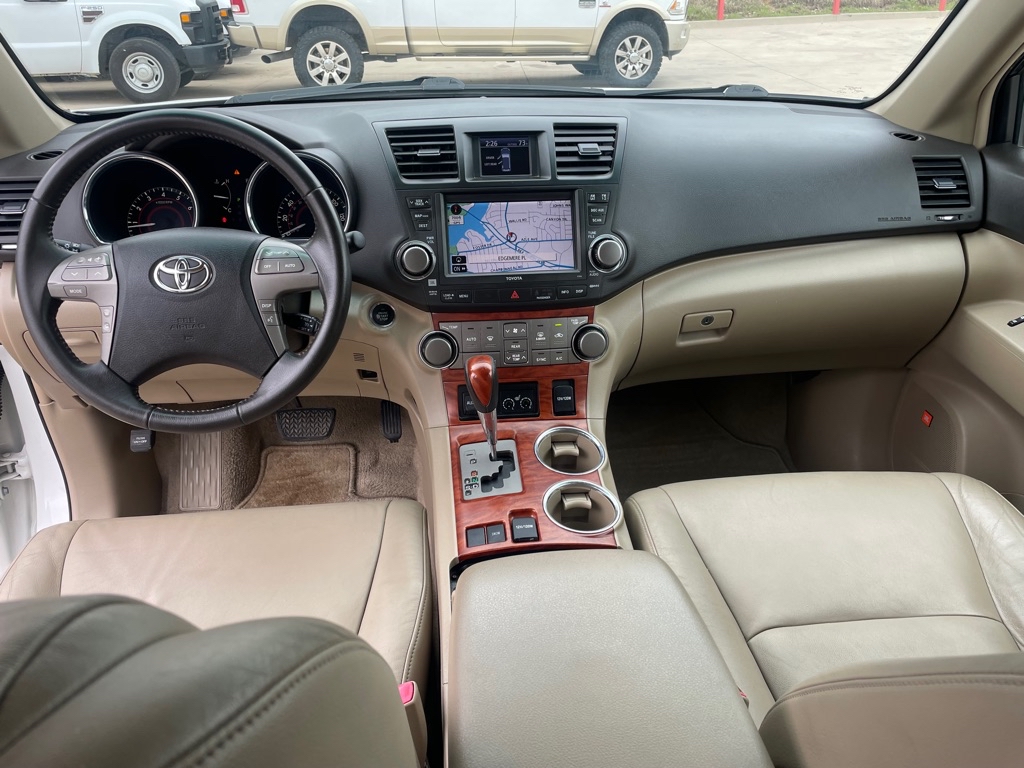 Used 2010 Toyota Highlander Limited V6 White JTEYK3EH1A2104348