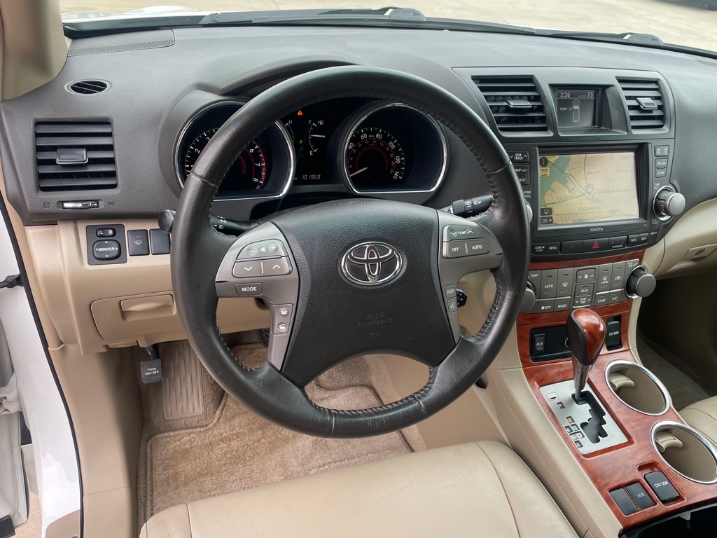 Used 2010 Toyota Highlander Limited V6 White JTEYK3EH1A2104348